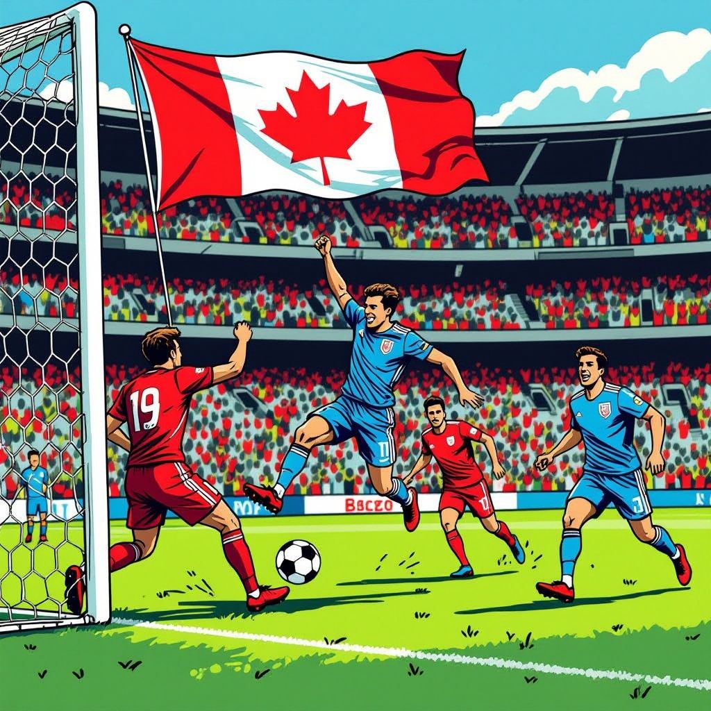 eustáquio schiet canada in laatste seconden naar historische achtste finale
