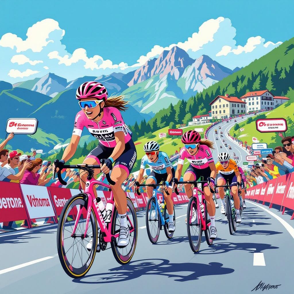 a german surprise shakes the pink jersey chase