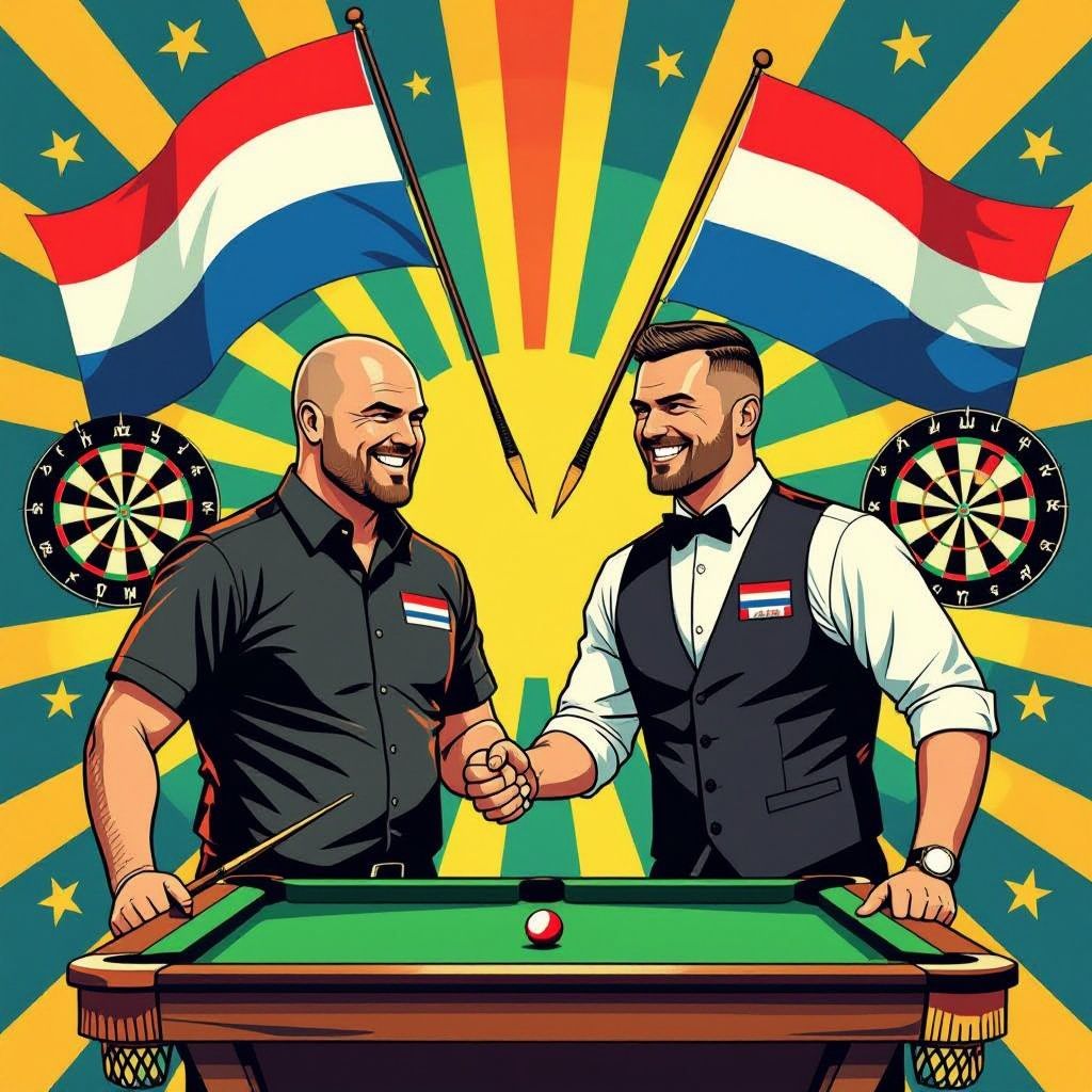 van gerwen en van veen stoten door naar kwartfinale