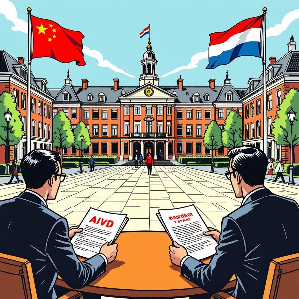 china keert zich fel tegen AIVD-rapport; diplomatieke spanning groeit