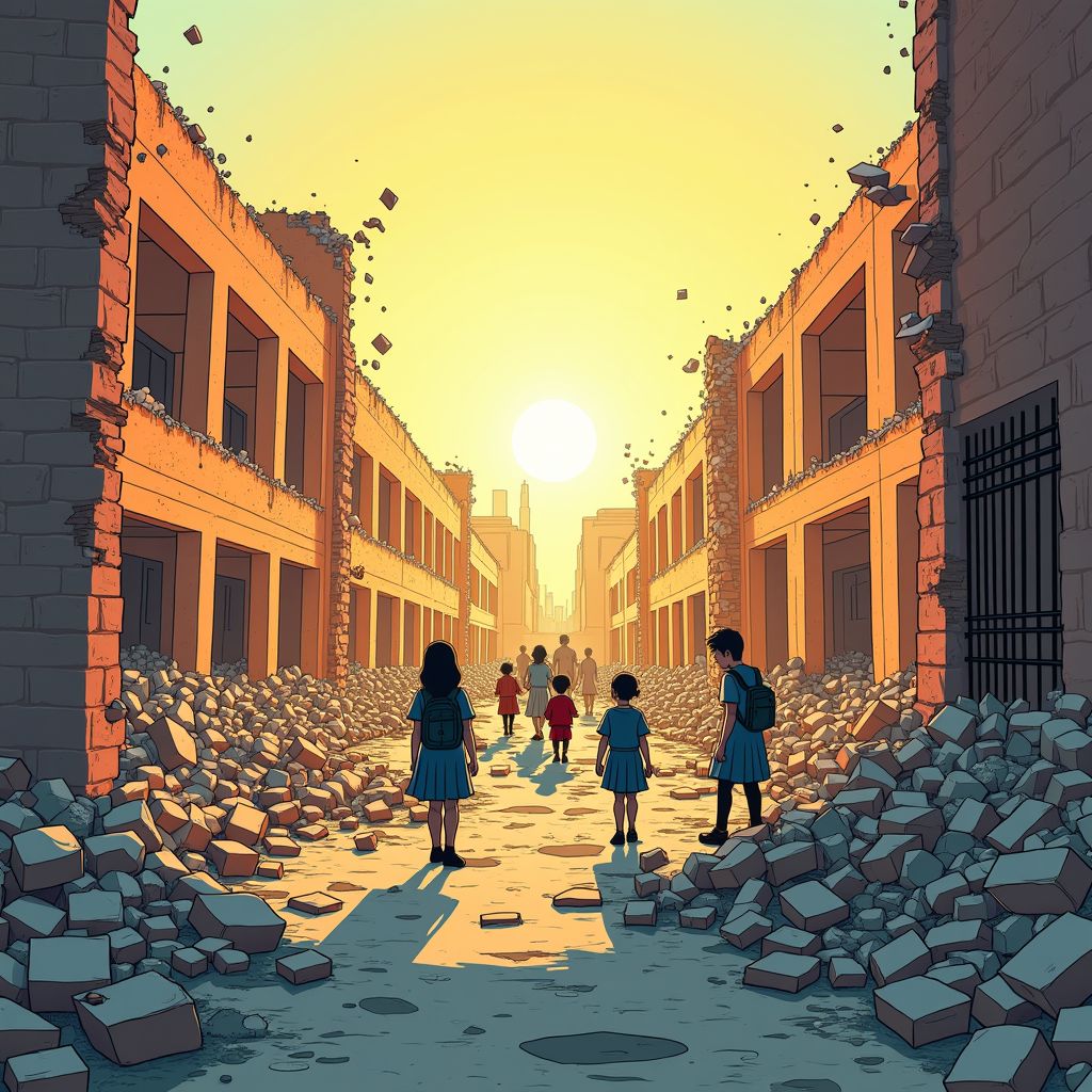 raketaanval treft school voor meisjes in minab – 165 doden