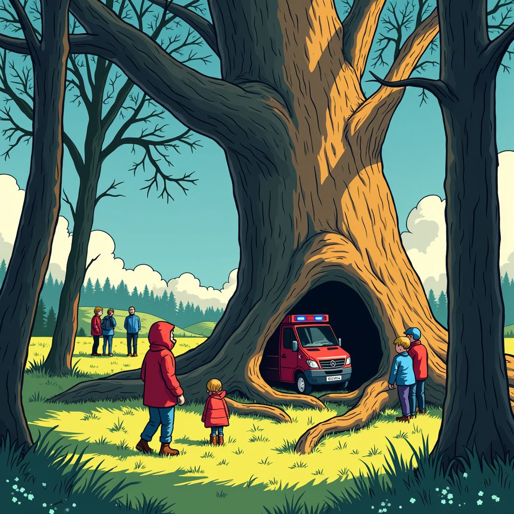 drie doden bij paaseierenzoektocht door omgevallen boom in duits bos