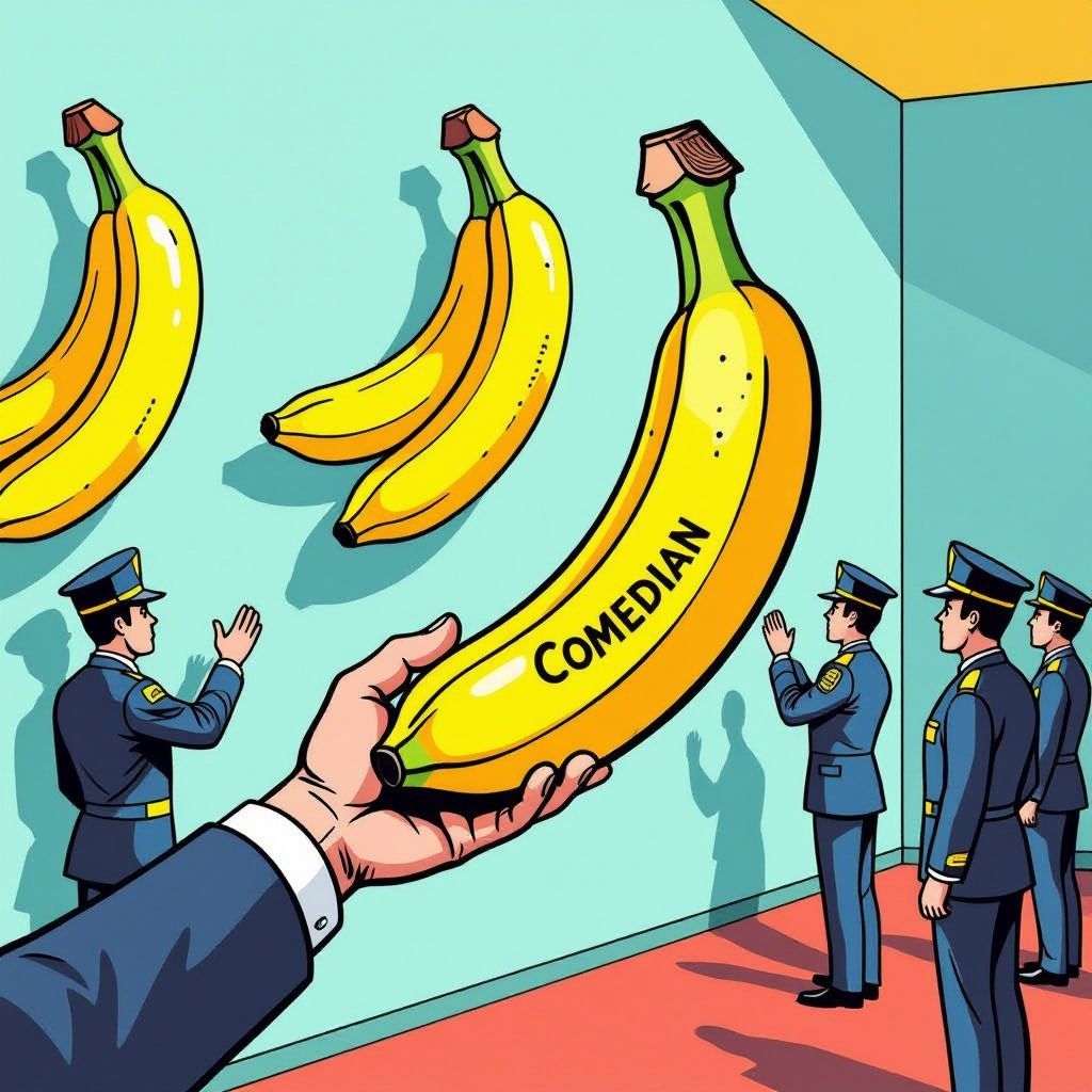 Bananen-diefstal in Metz: kunstroof of statement?