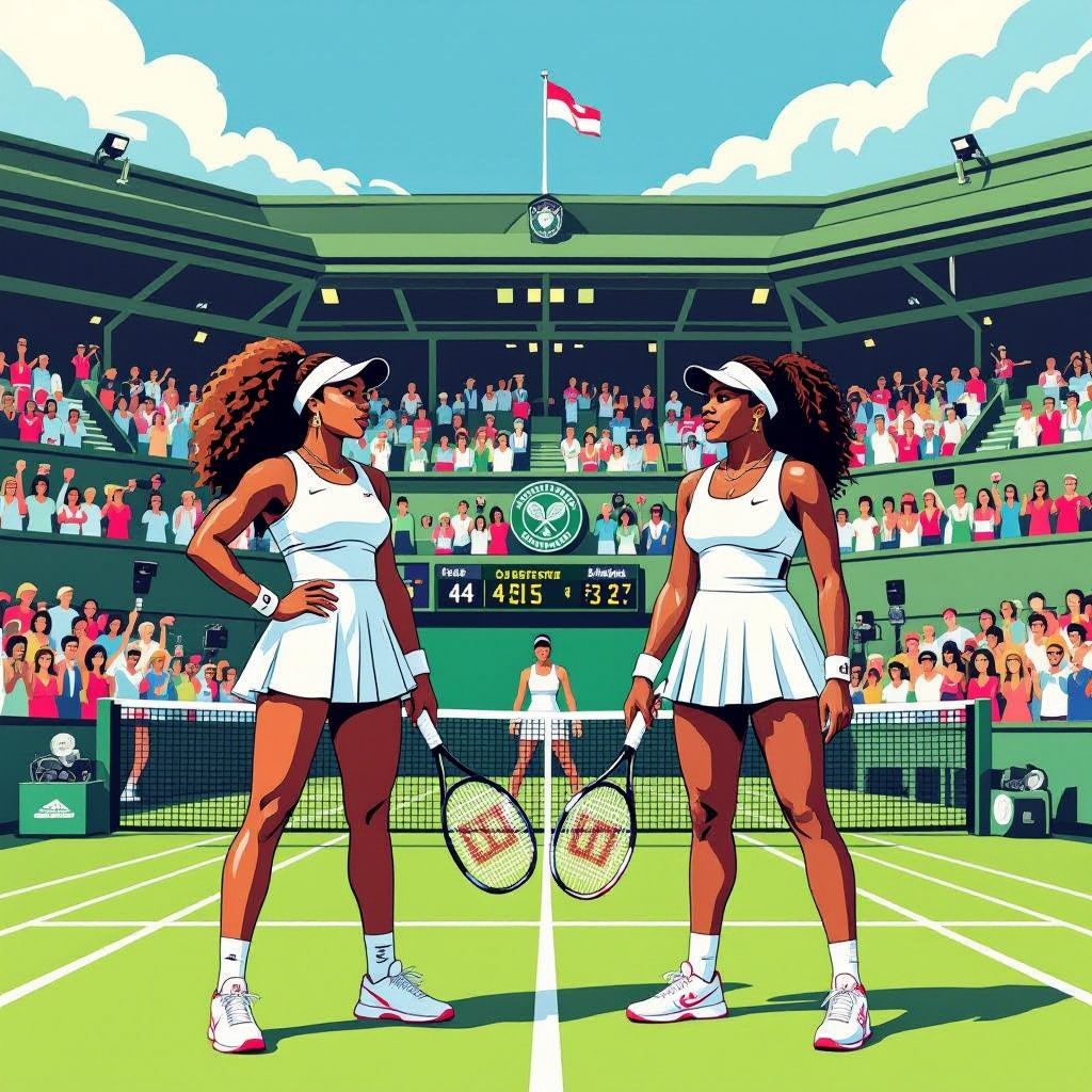 wimbledon krijgt serena en venus terug: dubbel én serena in het enkelspel