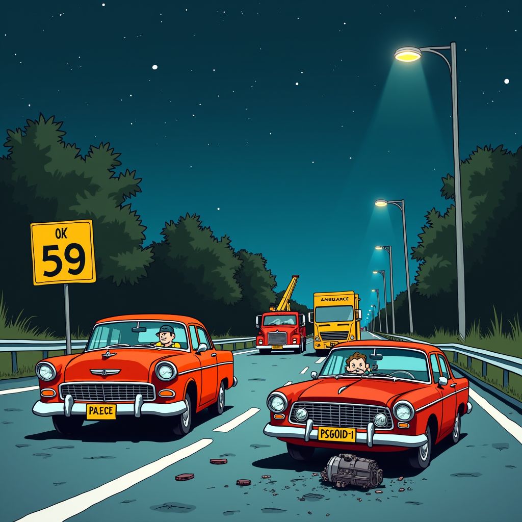 a59 bij waalwijk urenlang dicht na botsing met spookrijdster (81)