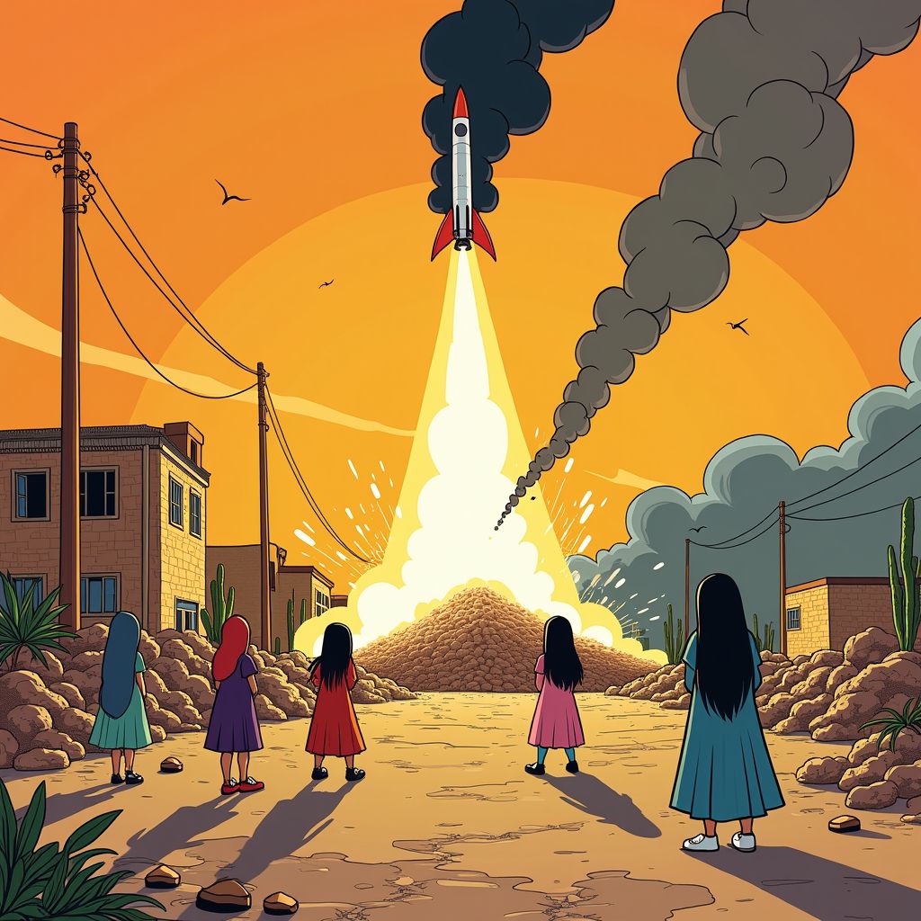 ramp in minab: raketinslag op school kost tientallen kinderen het leven