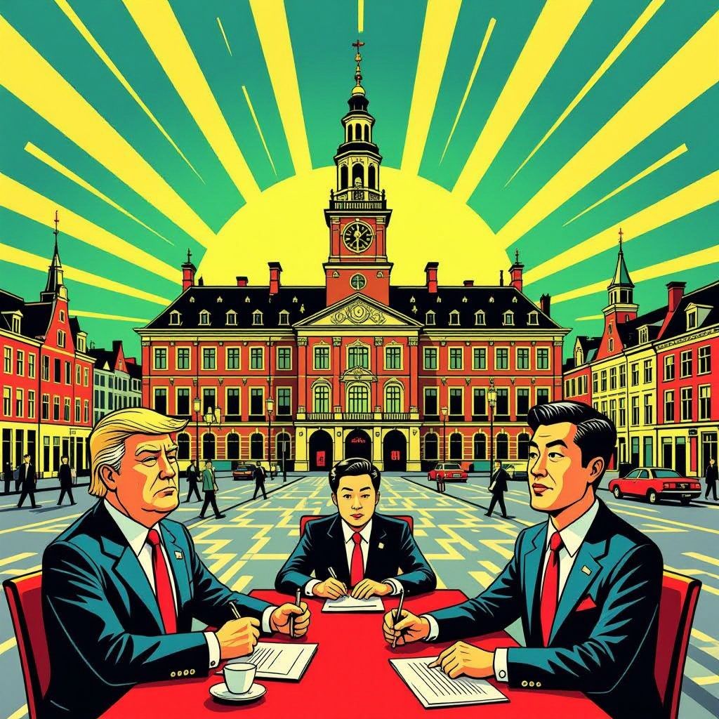 How a trade war between trump and asia stalled The Hague's green makeover