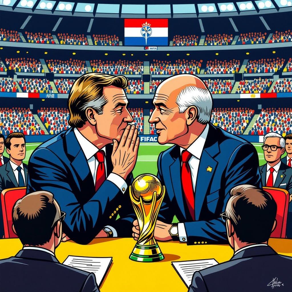 koning zegt suggesties te hebben gedaan voor infantino's omstreden vredesprijs