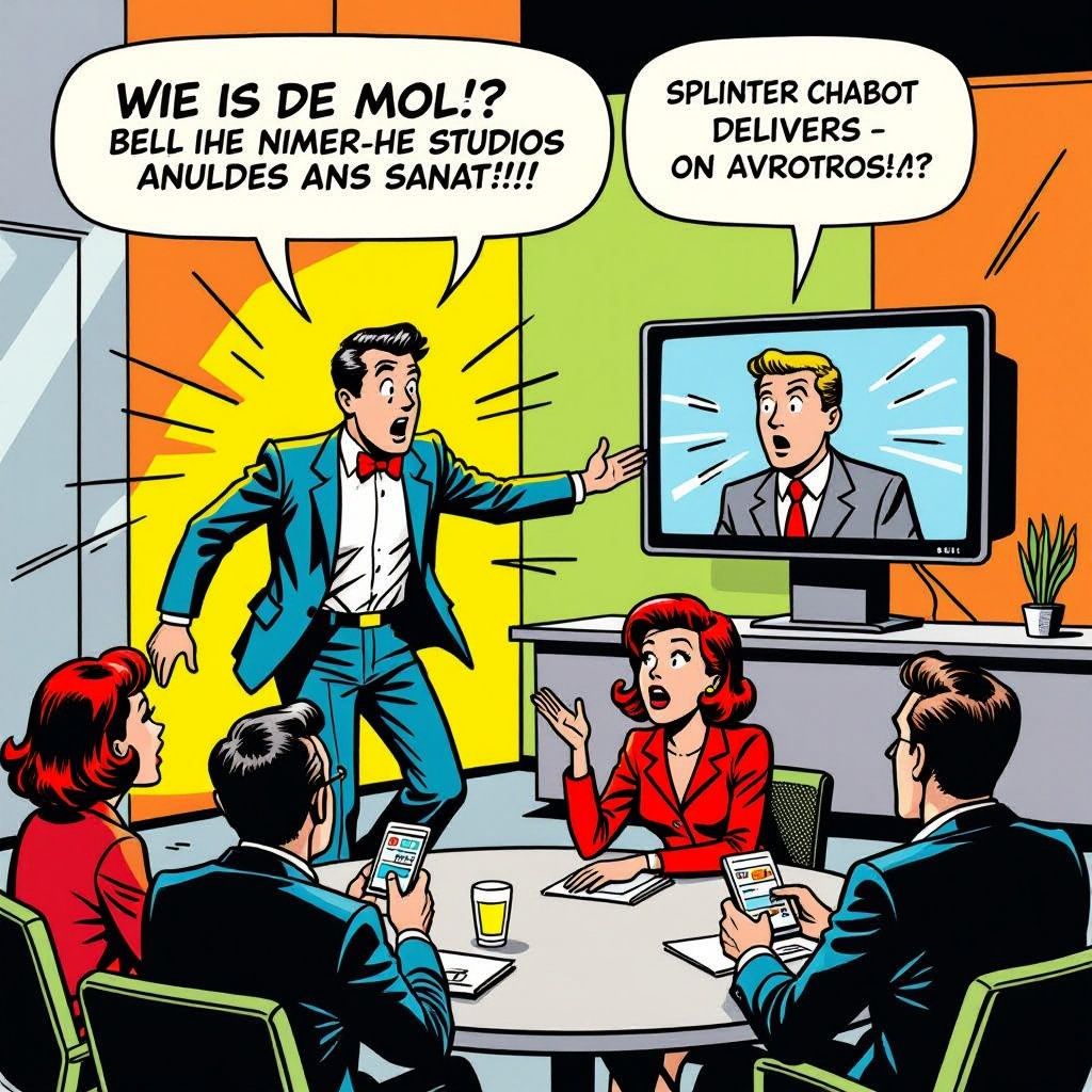 onverwachte uitval in wie is de mol? zorgt voor consternatie