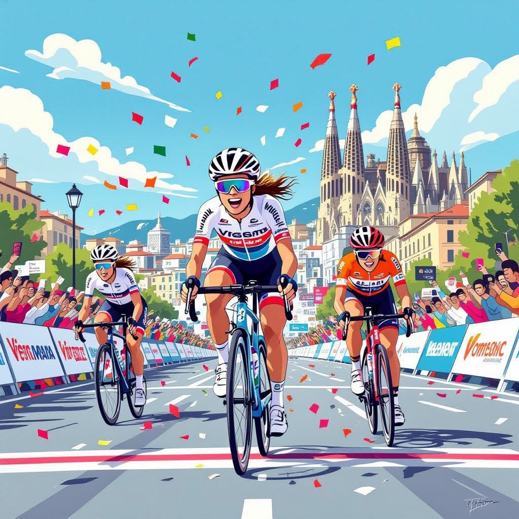 vos terug aan de top: sprintzege in barcelona na zware maanden