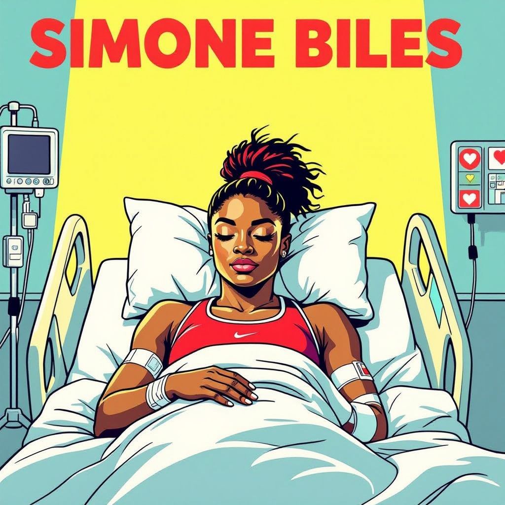 Simone Biles opgenomen na intense medische noodsituatie