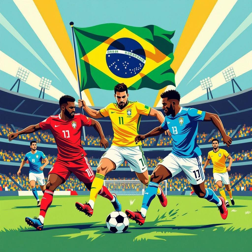 brazilië pakt laatste oefenzege voor wk met 2-1 nederlaag egypte