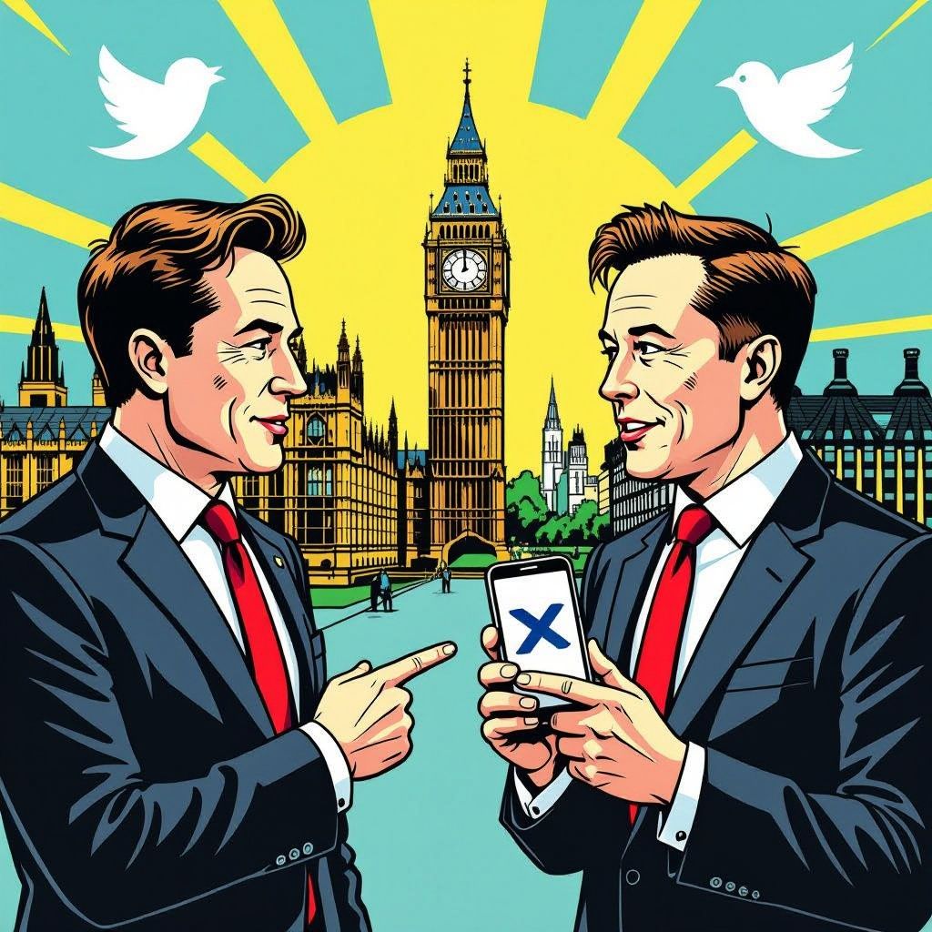 brits premier waarschuwt elon musk: blijf uit onze politiek
