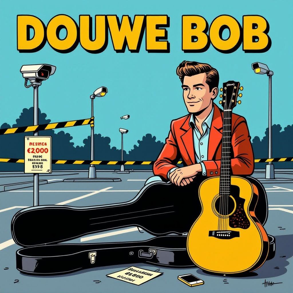 douwe bob biedt €2.000 voor gouden tip na diefstal vintage gitaar