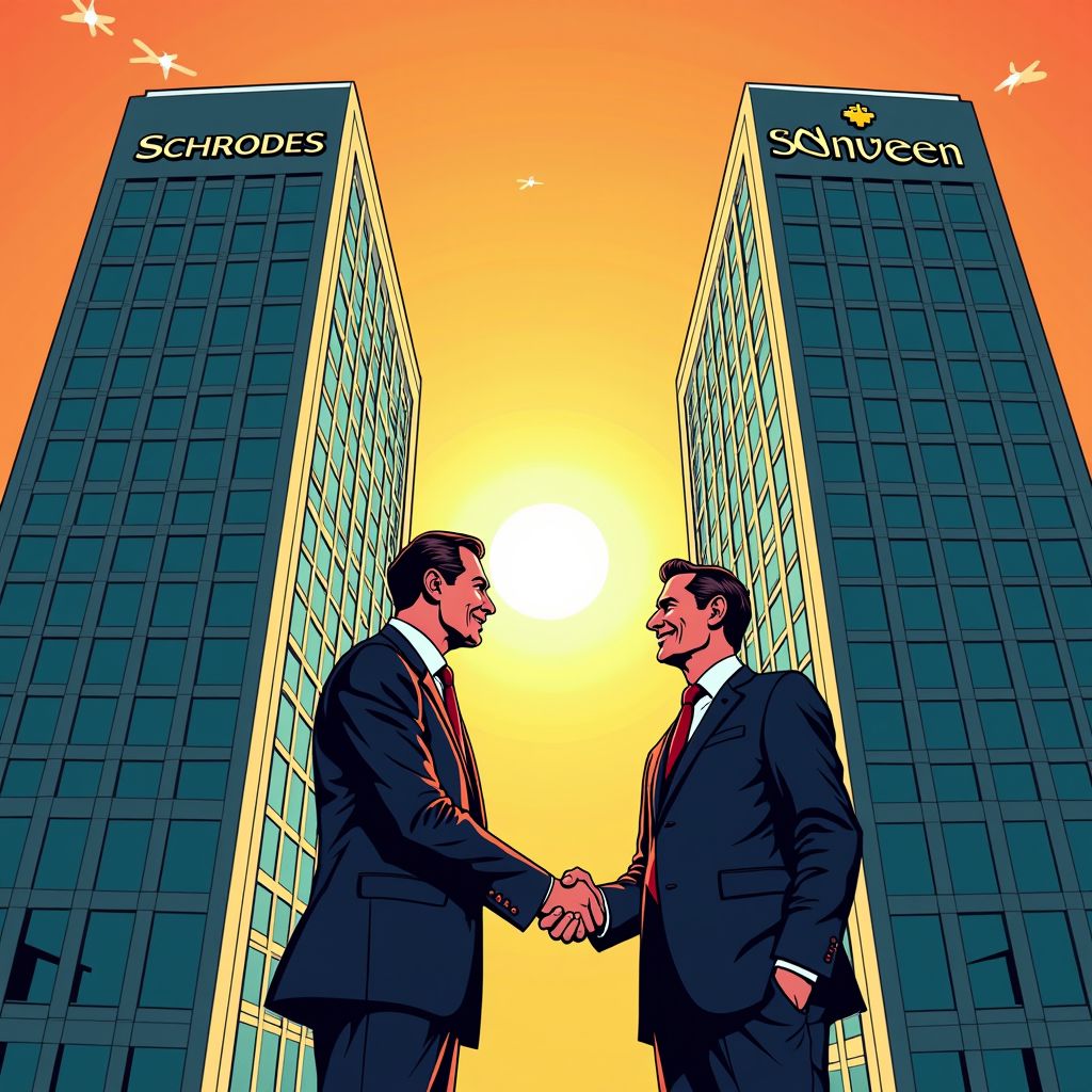 grootste overname ooit in Europa: schroders gaat voor 13,5 miljard dollar naar nuveen
