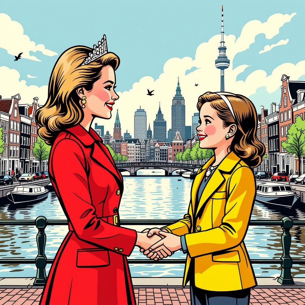 prinses amalia neemt eerste grote stap in amsterdam