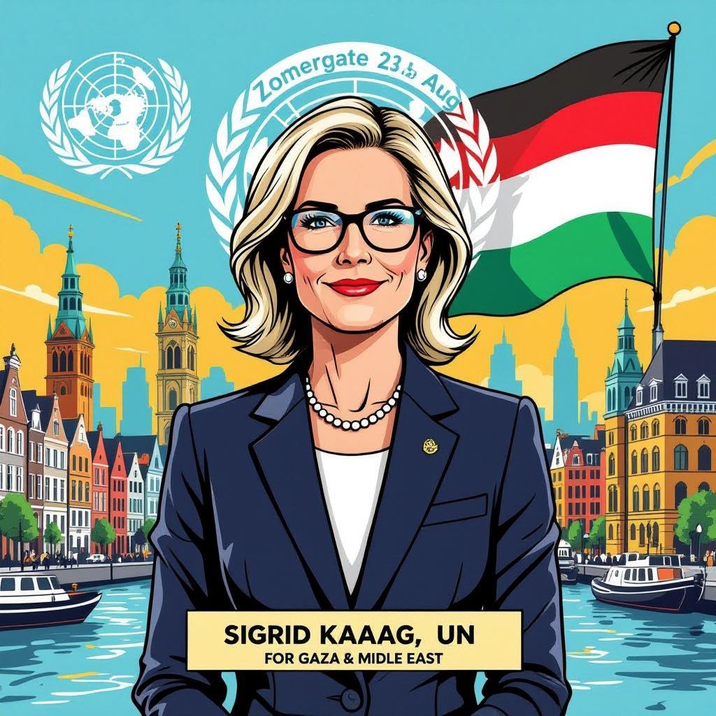 sigrid kaag krijgt VN-rol voor Gaza en Midden-Oosten; verschijnt later bij zomergasten