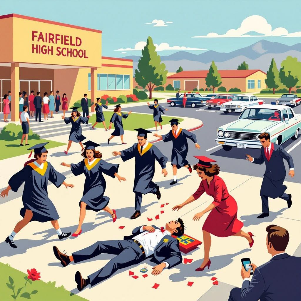 Schok bij afsluiting graduatie: één dode en drie gewonden in Californië