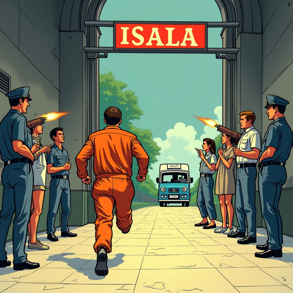 veroordeelde moordenaar probeert te vluchten tijdens ziekenhuisbezoek in zwolle