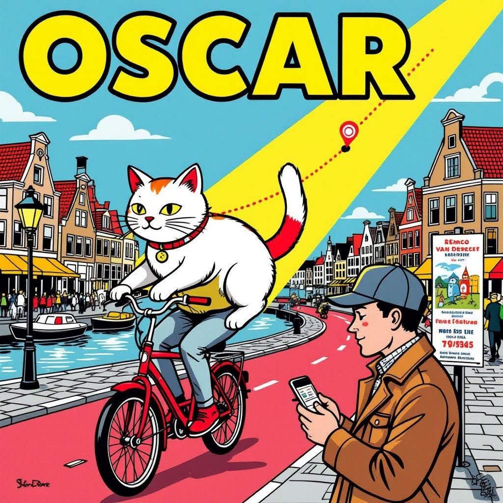 kat oscar verdween nadat tracker 20 km/u aangaf