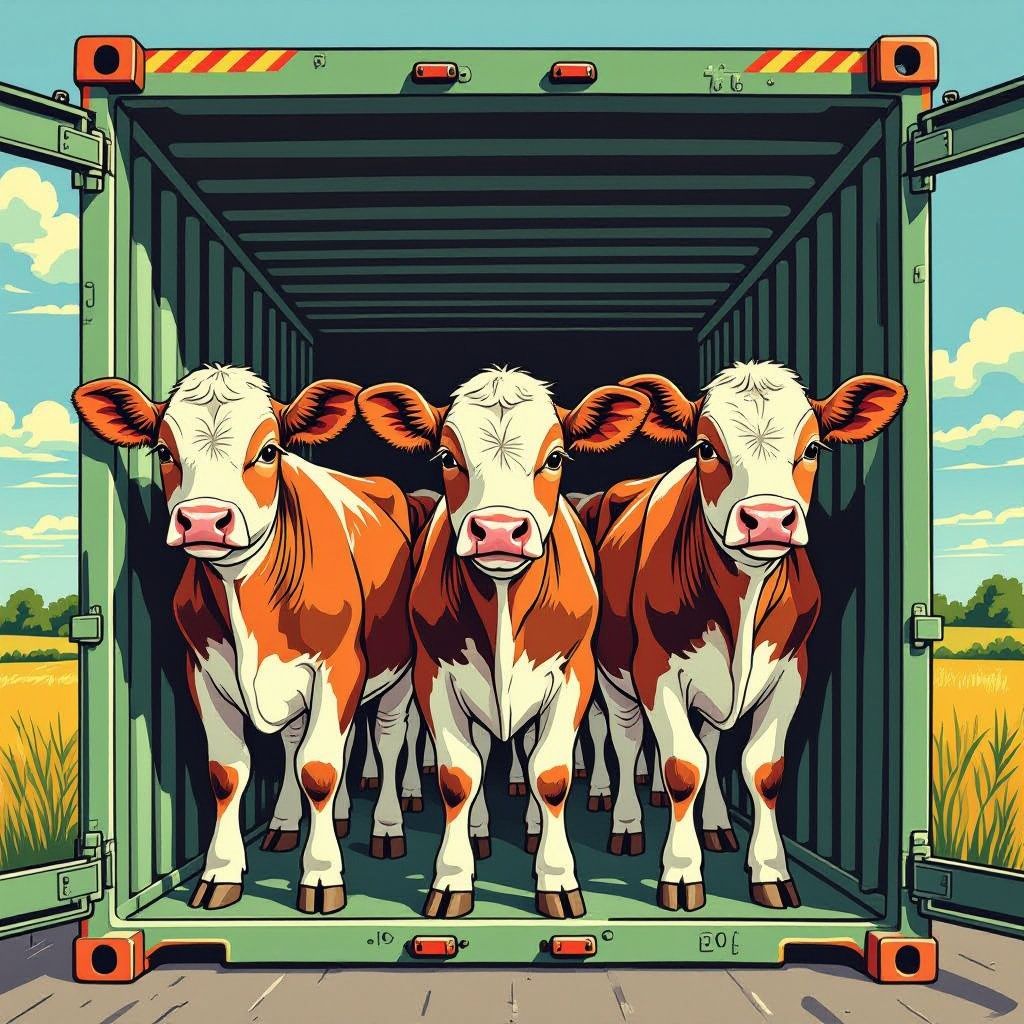 jonge kalfjes uit ierland blijven naar nederland worden verscheept