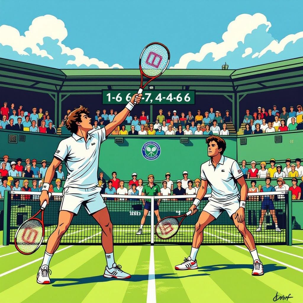 jong Braziliaans talent haalt Nederlandse stunt neer op Wimbledon