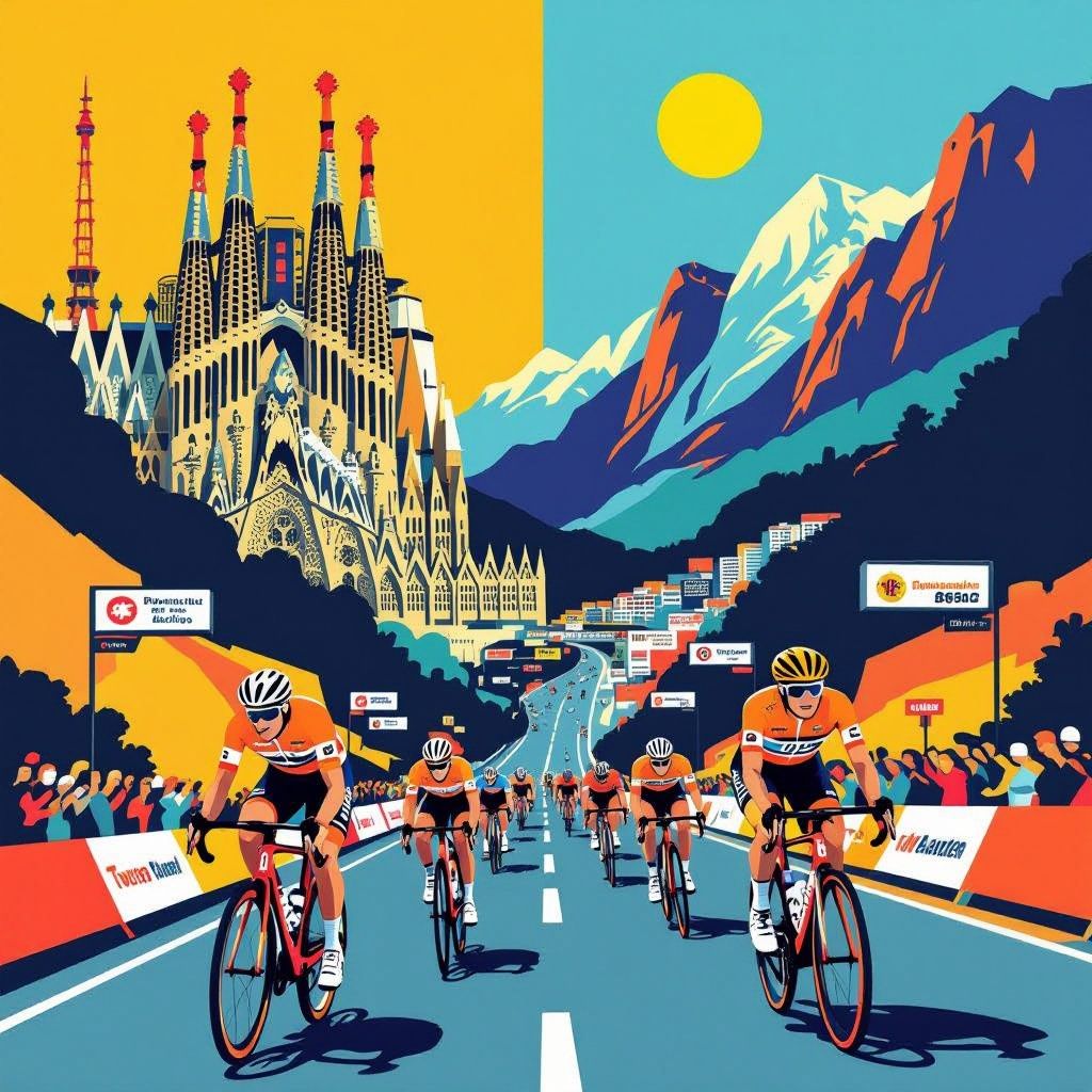 barcelona naar alpe d’huez: waarom de Tour 2026 al draait om twee apotheoses