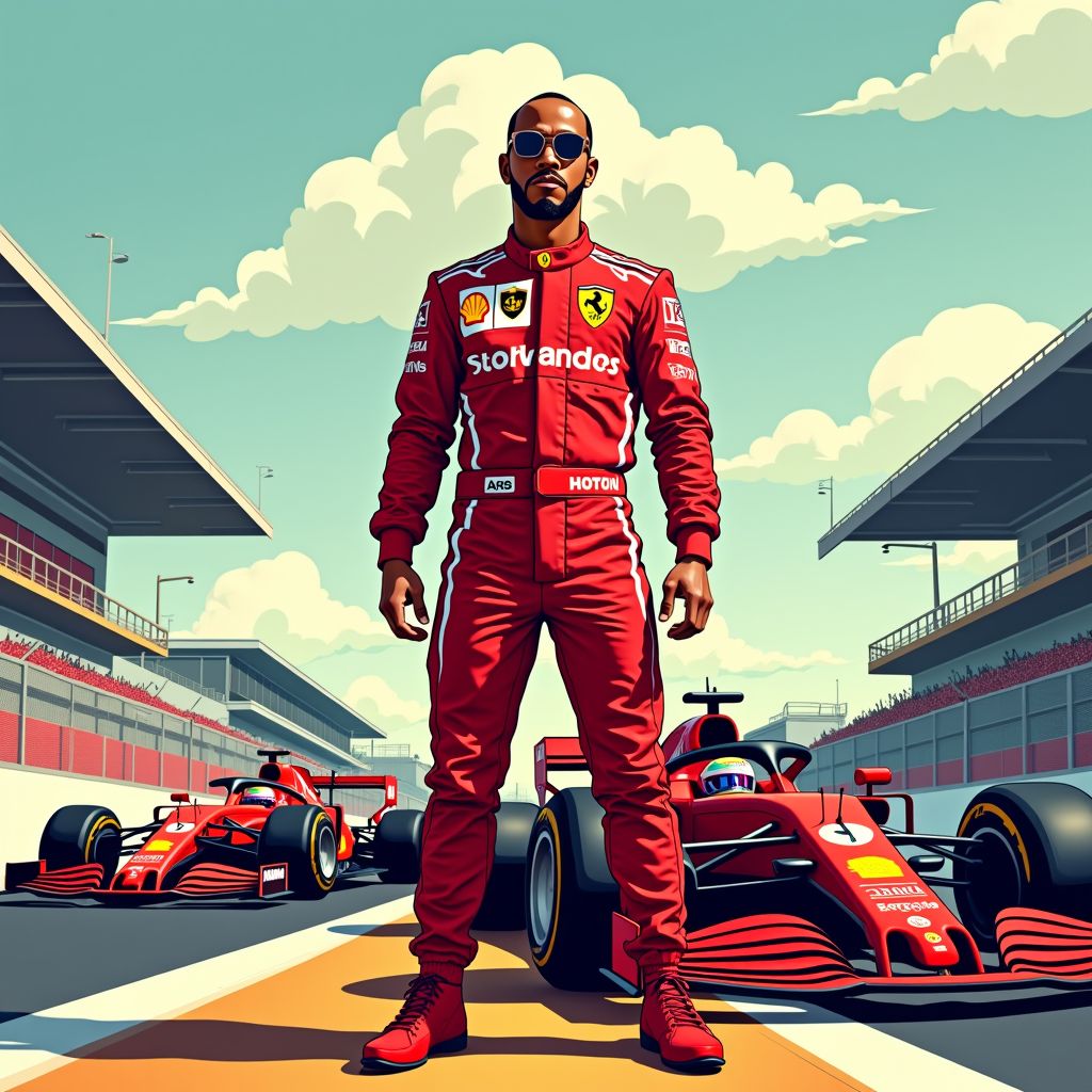 hamilton belooft comeback met ferrari: 'die persoon zie je niet terug'