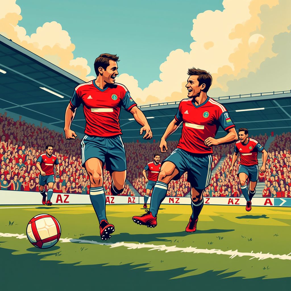 az bereikt bekerfinale na tweede eigen doelpunt van telstar