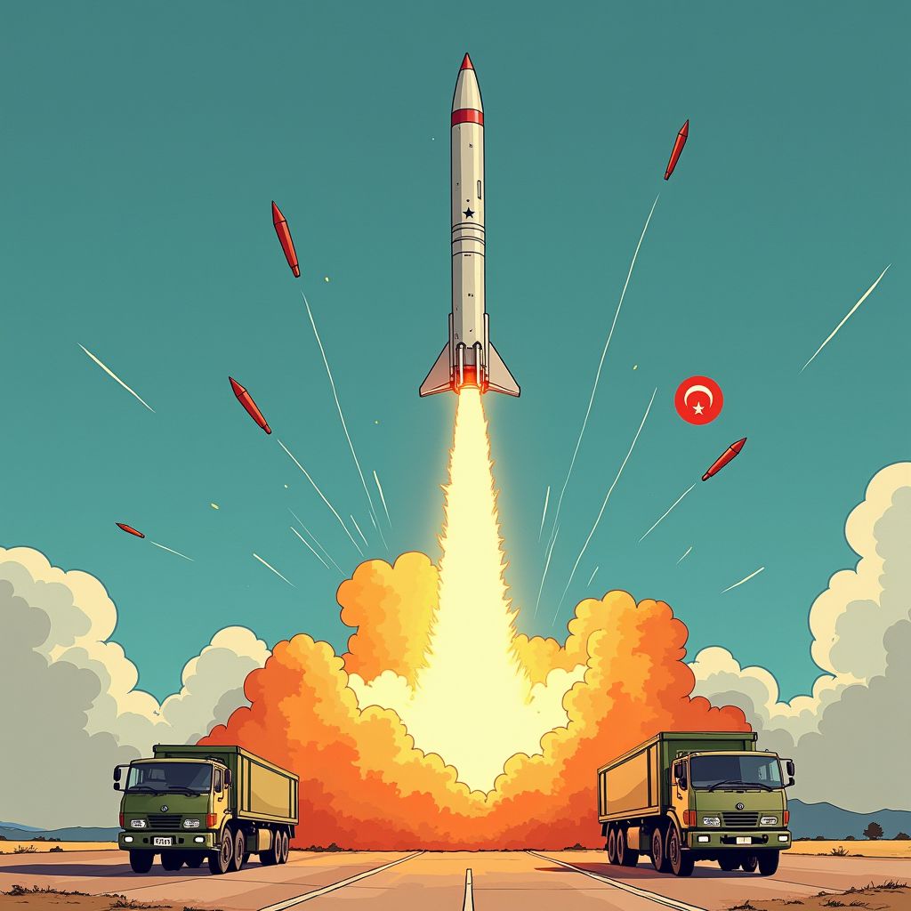 ballistische raket richting incirlik neergeschoten door navo-luchtverdediging