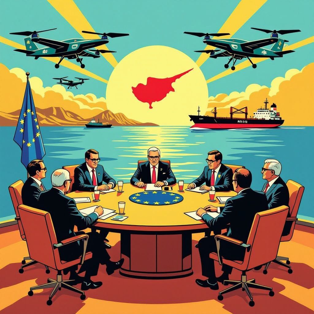eu-top op cyprus draait om oorlog, drones en risico op blokkade van de straal van hormuz