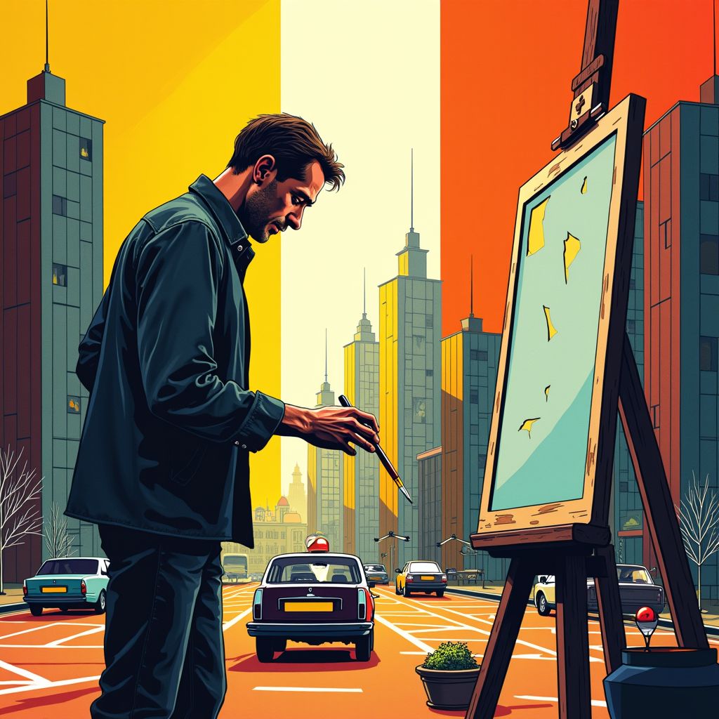 De stad als canvas: Philip Akkerman tekent Den Haag