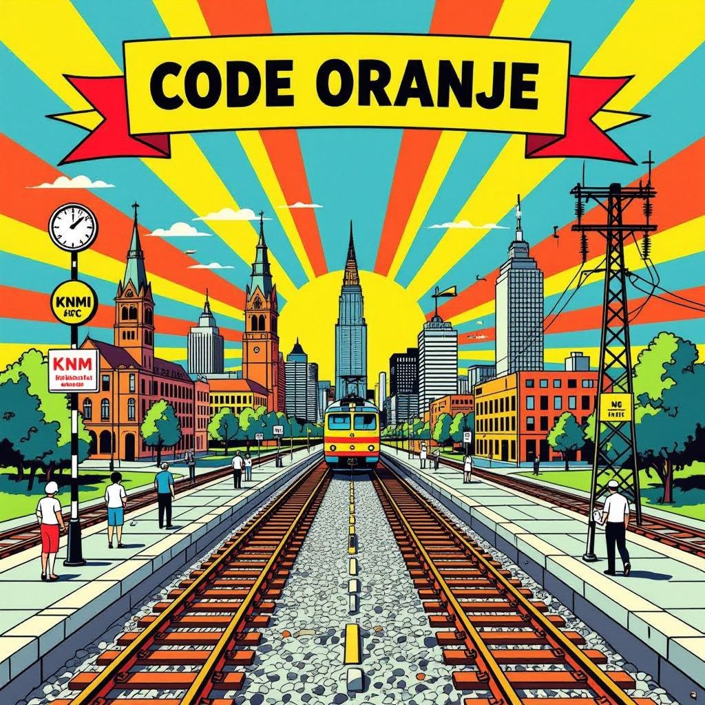 eindhoven recordwarmte drijft zuid-nederland in code oranje