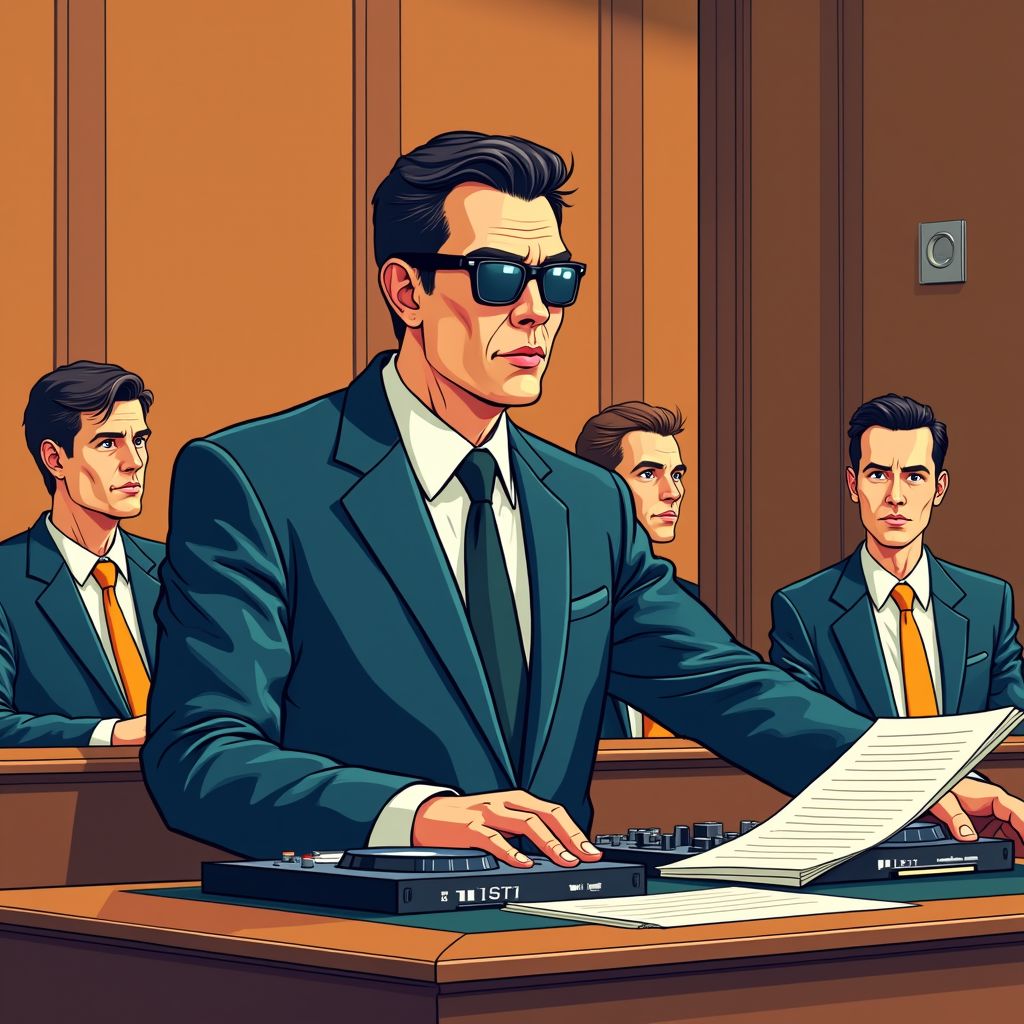 tiësto in het gerecht voor een muzikaal geschil