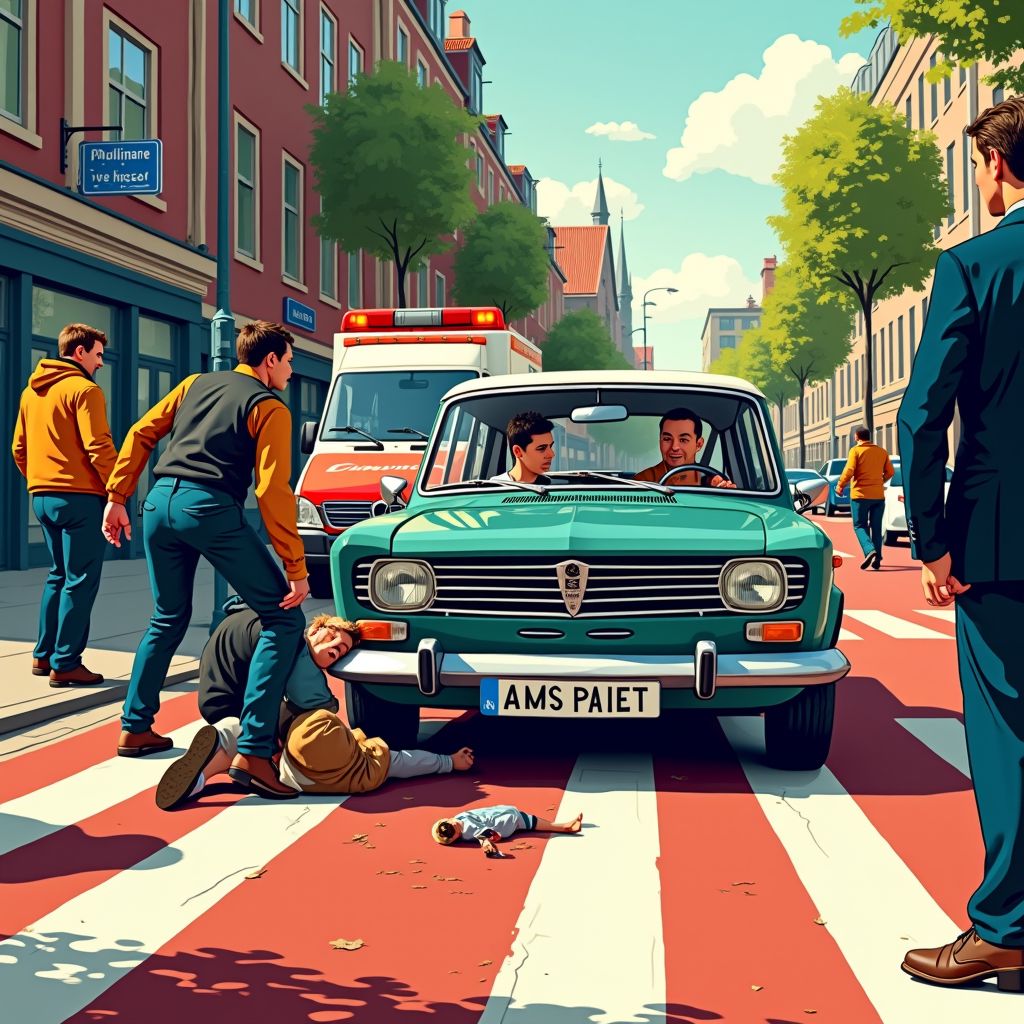 omstanders hielden doorgereden bestuurster tegen na aanrijding op theresiastraat