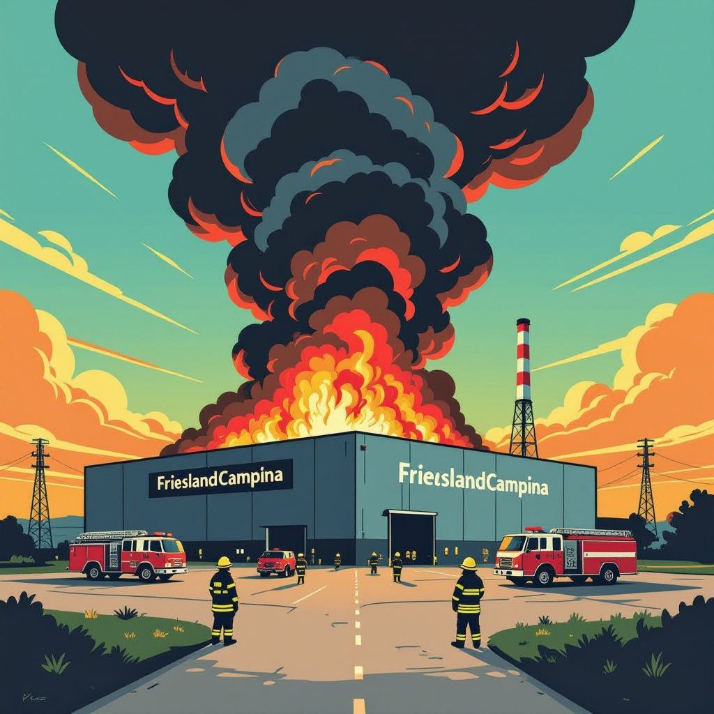 grote brand bij frieslandcampina in leerdam forceert massale ontruiming
