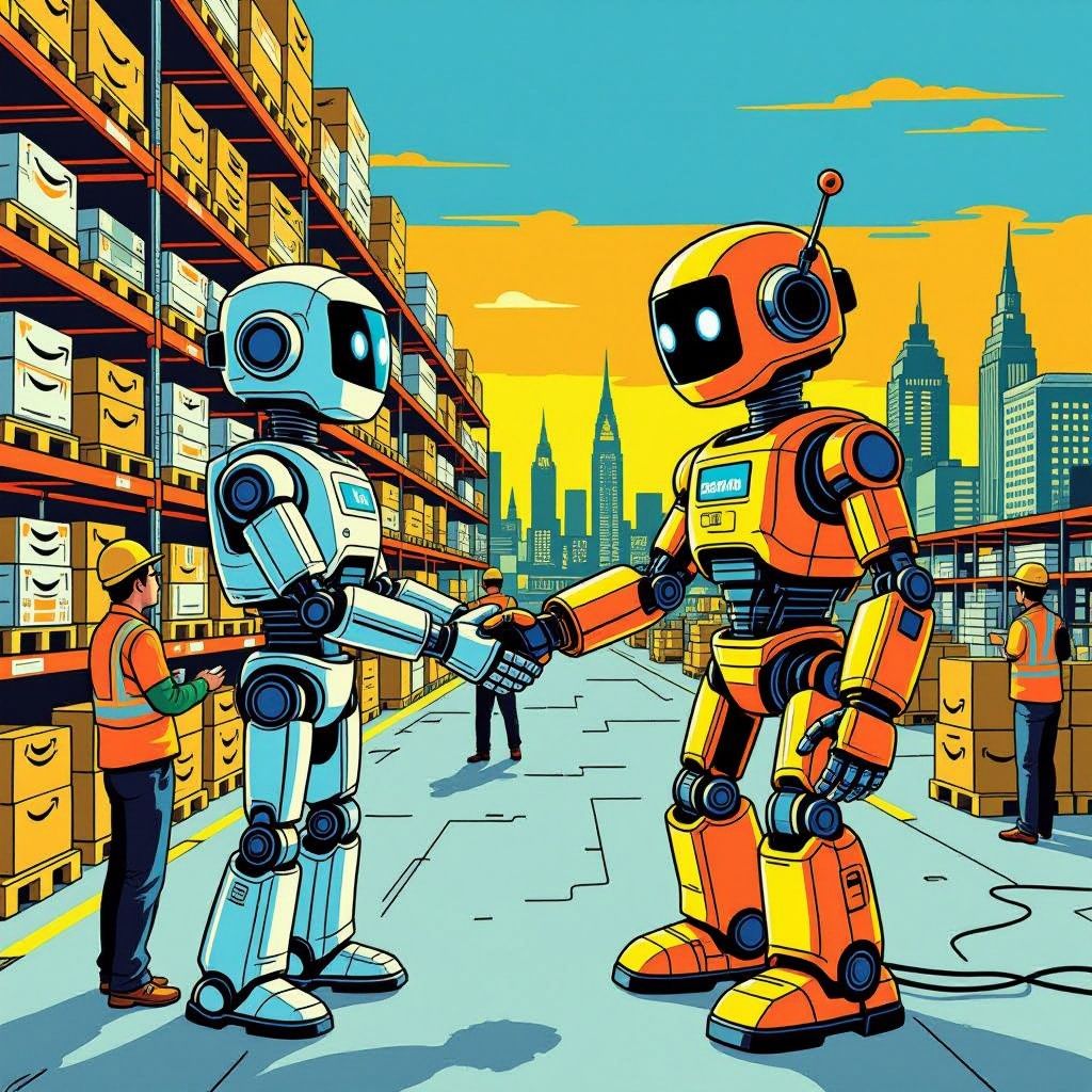 Amazon investeert 10 miljard in Europa met nieuwe AI-robots en 25.000 banen