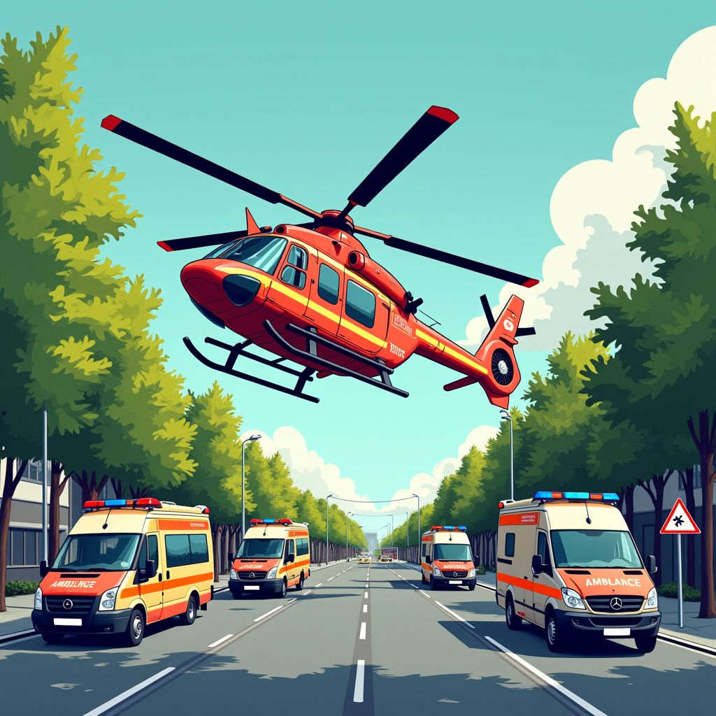traumahelikopter ingezet bij ernstig ongeval op laan van nieuw-oost-indië