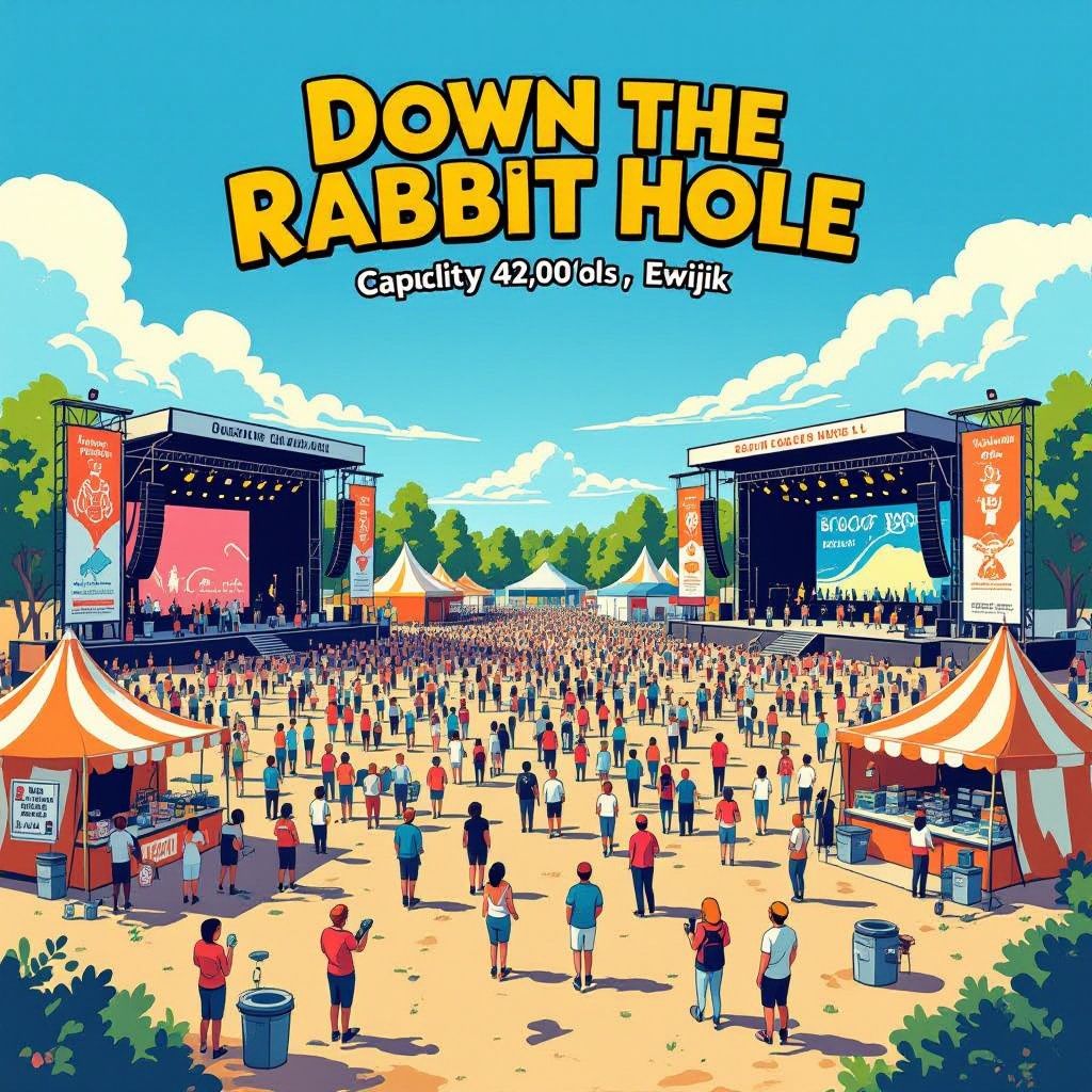 down the rabbit hole schaalt terug: 42.000 bezoekers welkom in Ewijk