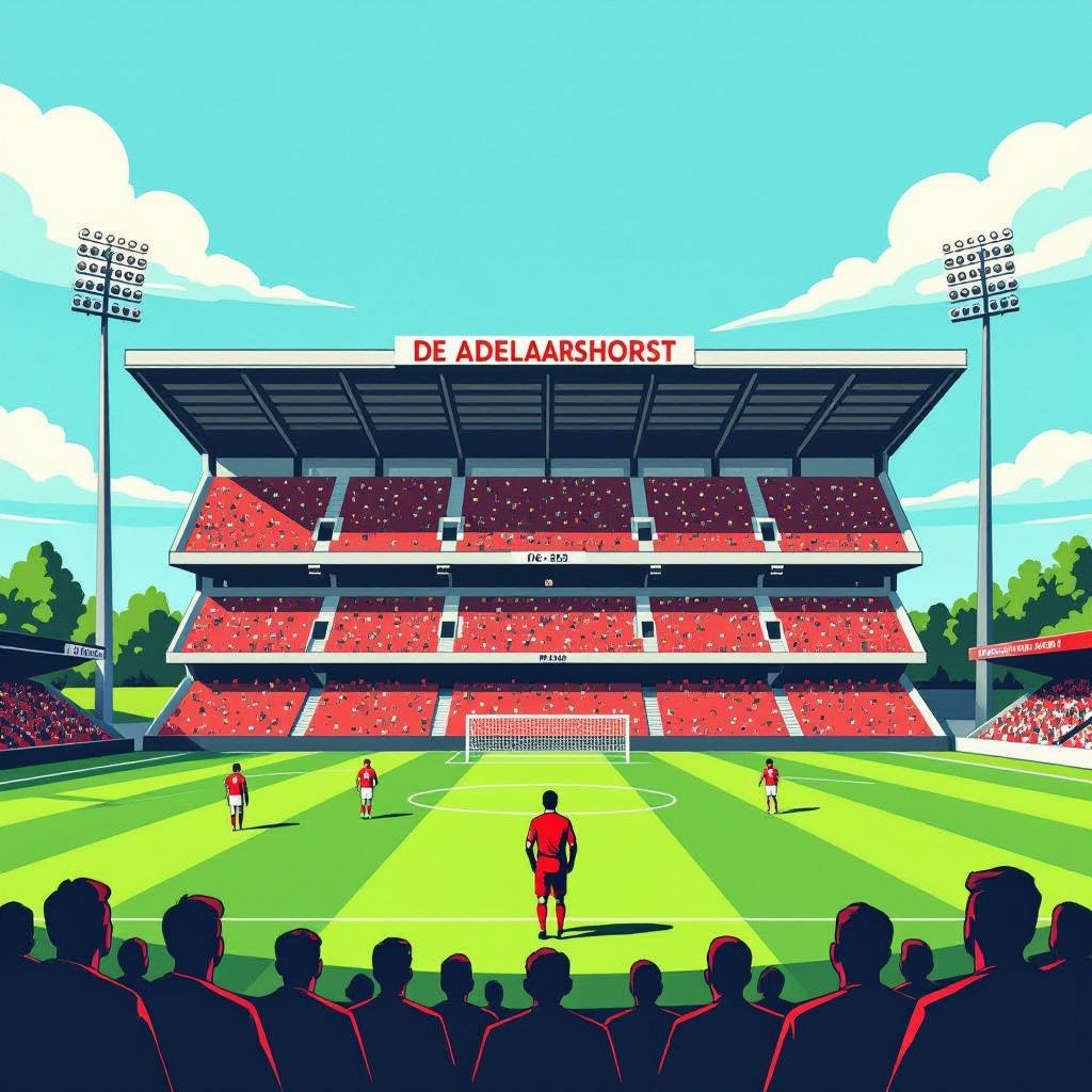 feest van AZ, stilte op de tribune: De Adelaarshorst wacht