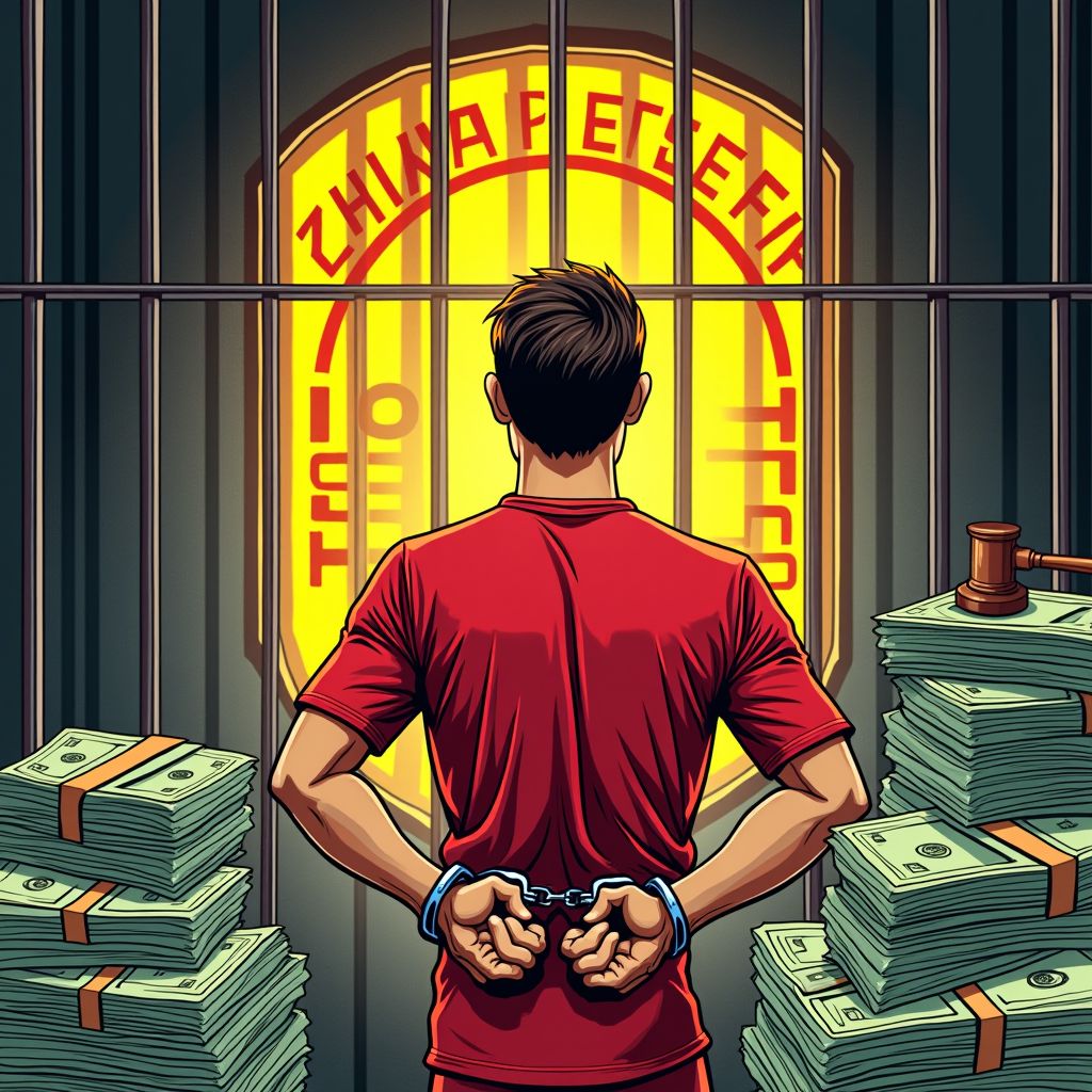 ex-voetballer Castelen in de gevangenis voor witwassen via chinese club