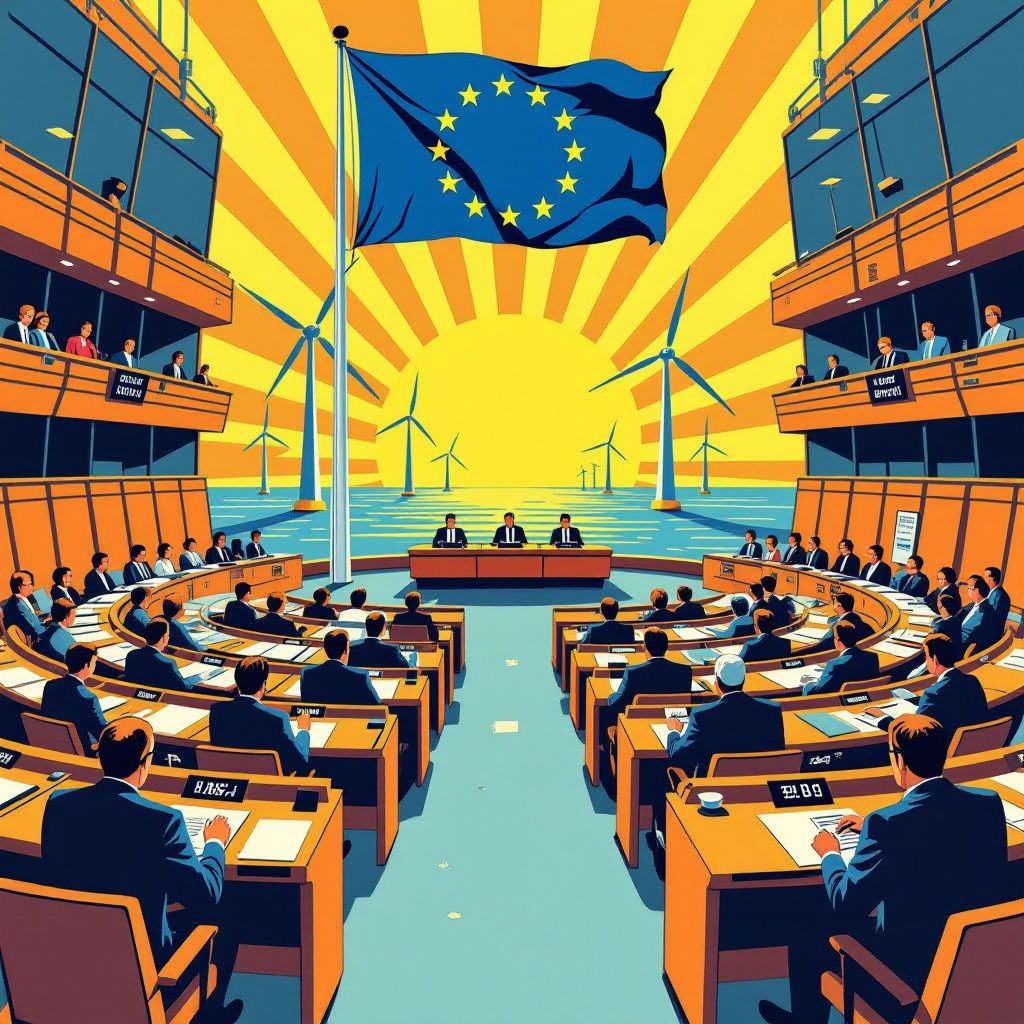 eu-parlement versnelt vergunningen voor netten en groene projecten
