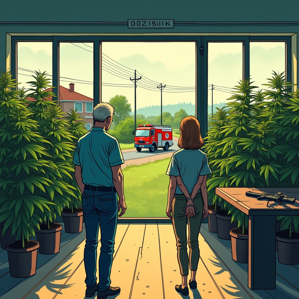 grote wietkwekerij en vuurwapen aangetroffen bij bleiswijkse boerderij