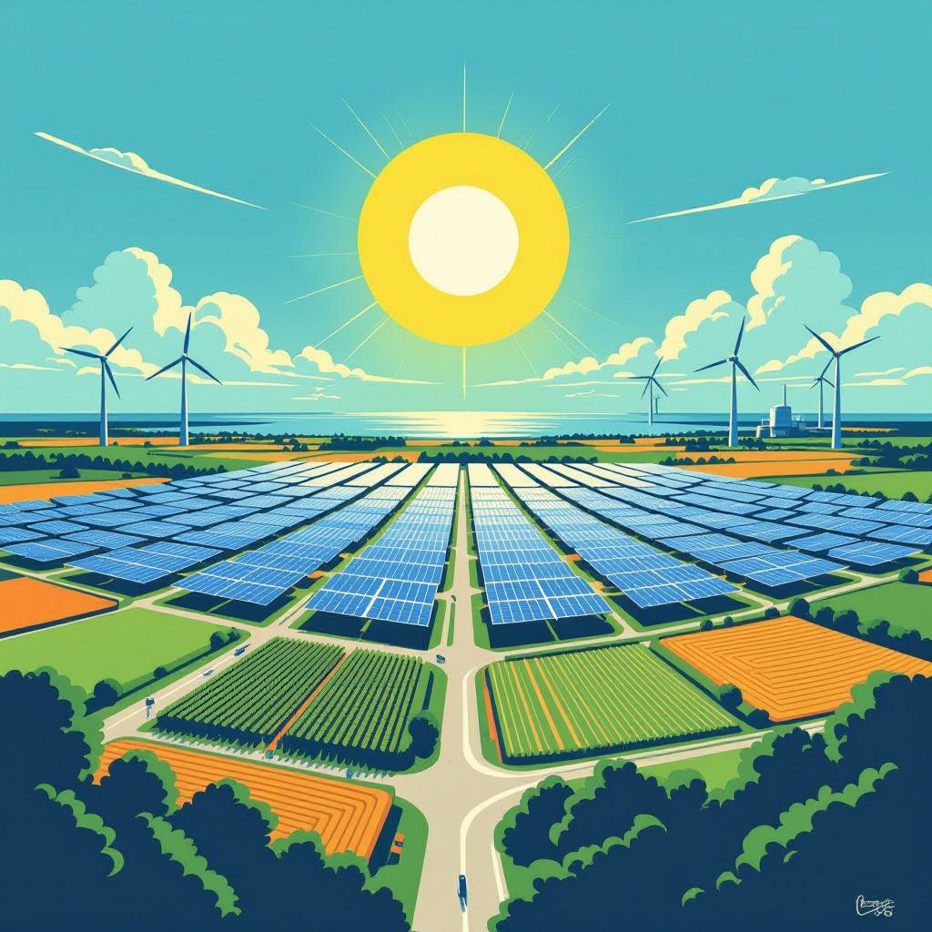het oppervlak aan zonneparken in nederland is nu even groot als vlieland