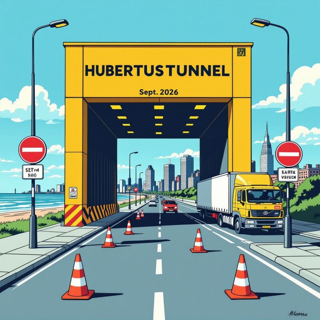 hubertustunnel blijft dicht na tegenvallende testen; heropening pas medio september
