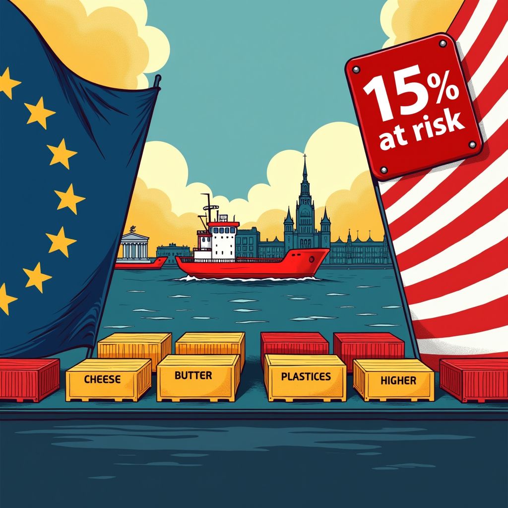 eu-slagen om handel: 4,2 miljard euro aan export loopt risico door nieuwe vs-tarieven