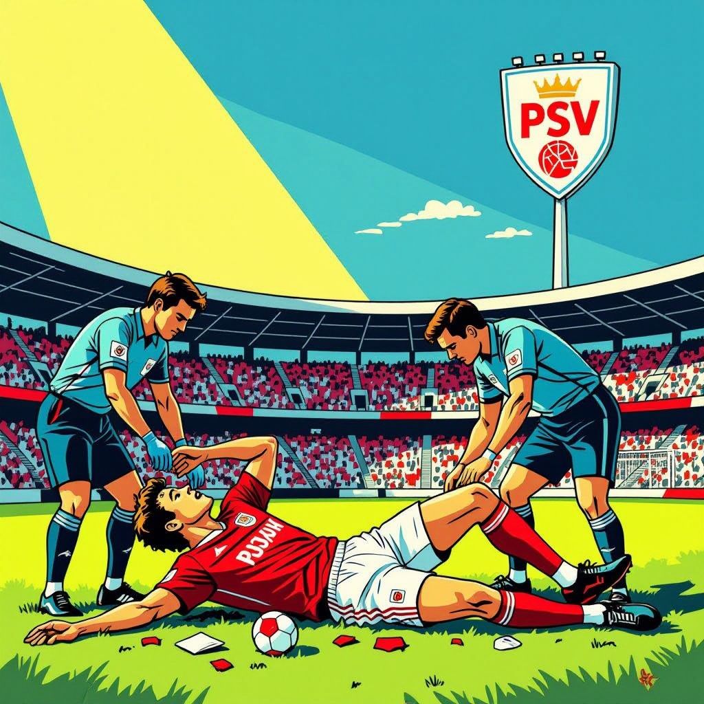 ernstige tegenslag voor psv: saibari uitgeschakeld voor rest van seizoen