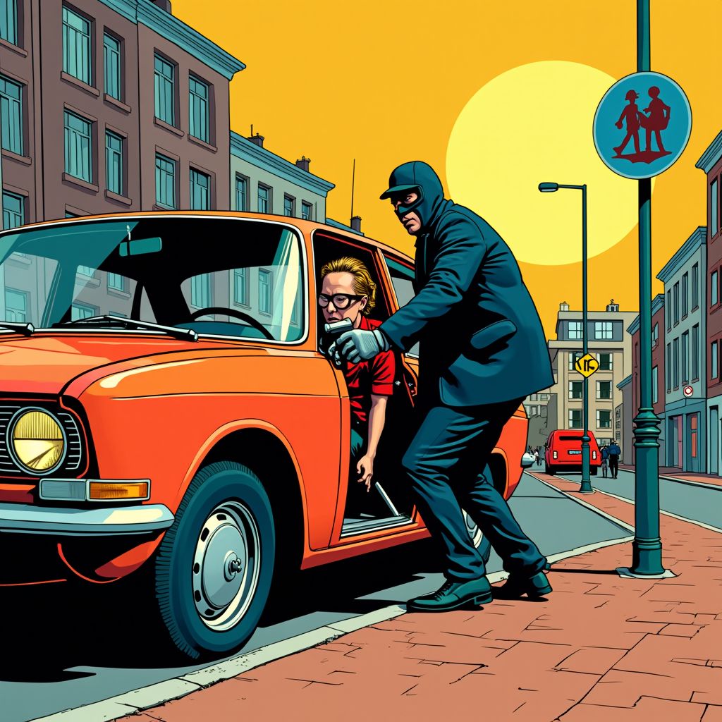 woman robbed of car at gunpoint in amsterdam-noord