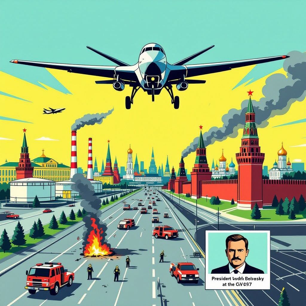 drone treft gazprom-raffinaderij in moskou tijdens g7-top
