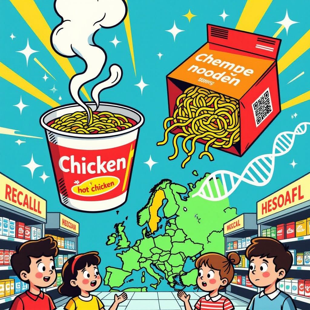 geurige noedels met een bittere nasmaak: meer dan honderd salmonellabesmettingen in europa